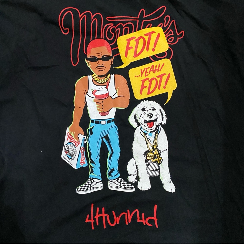 Monty’s 4hunnid Comfort Colors Black T-Shit